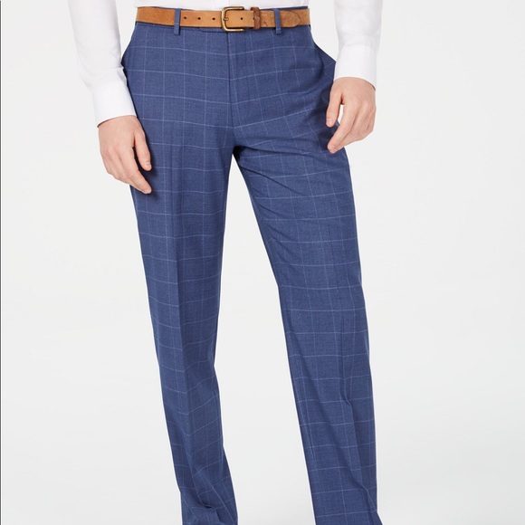 Classic-Fit Stretch Windowpane Sharkskin Suit NWT - Picture 4 of 8